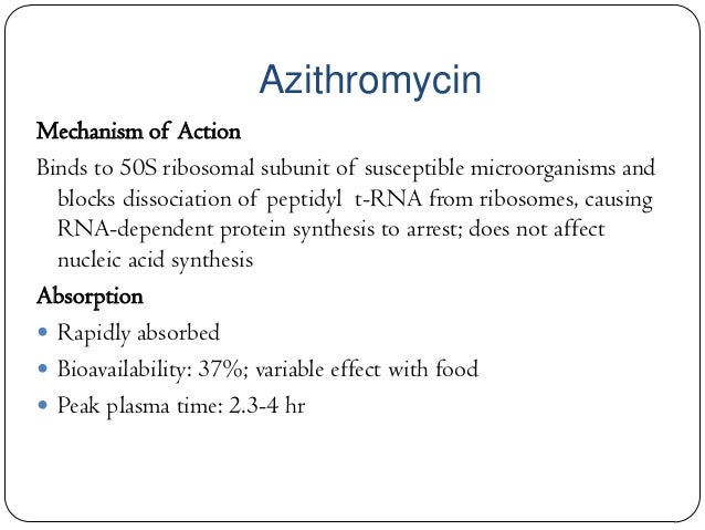 Zithromax onset of action Zithromax onset of action